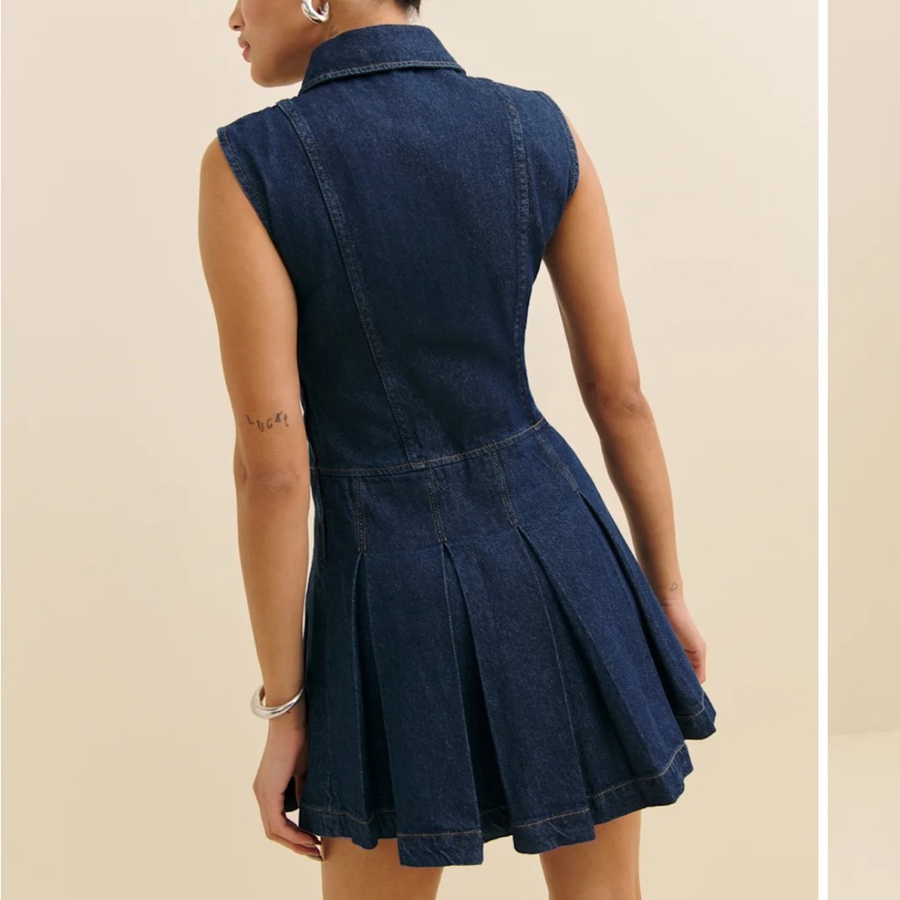 Reformation Arella Denim Mini Dress - Picture 6 of 6